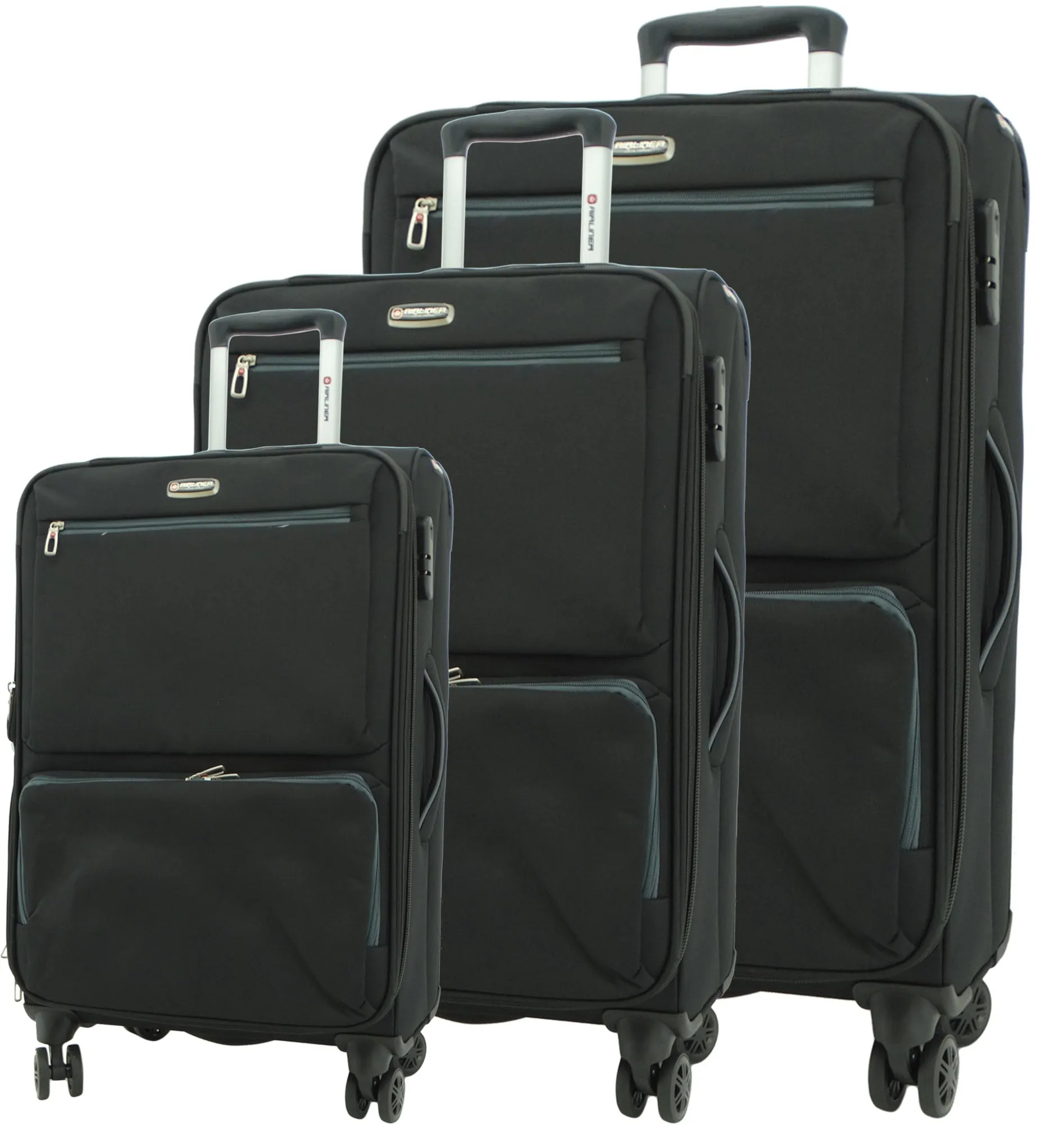 1780BK2, Airliner, Small Suitcase 20'' - Black