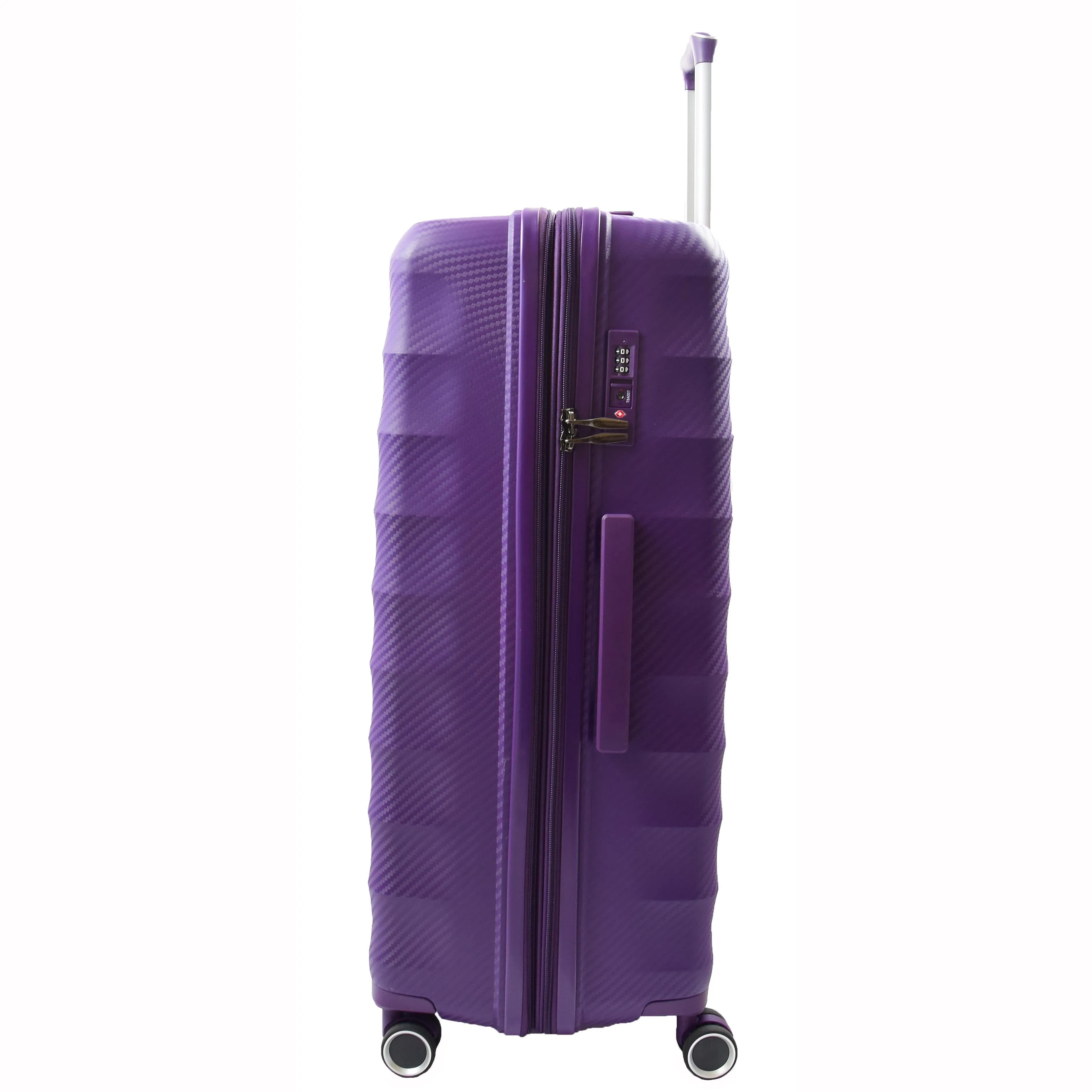 8 Wheel Spinner Luggage Expandable Arcturus Purple