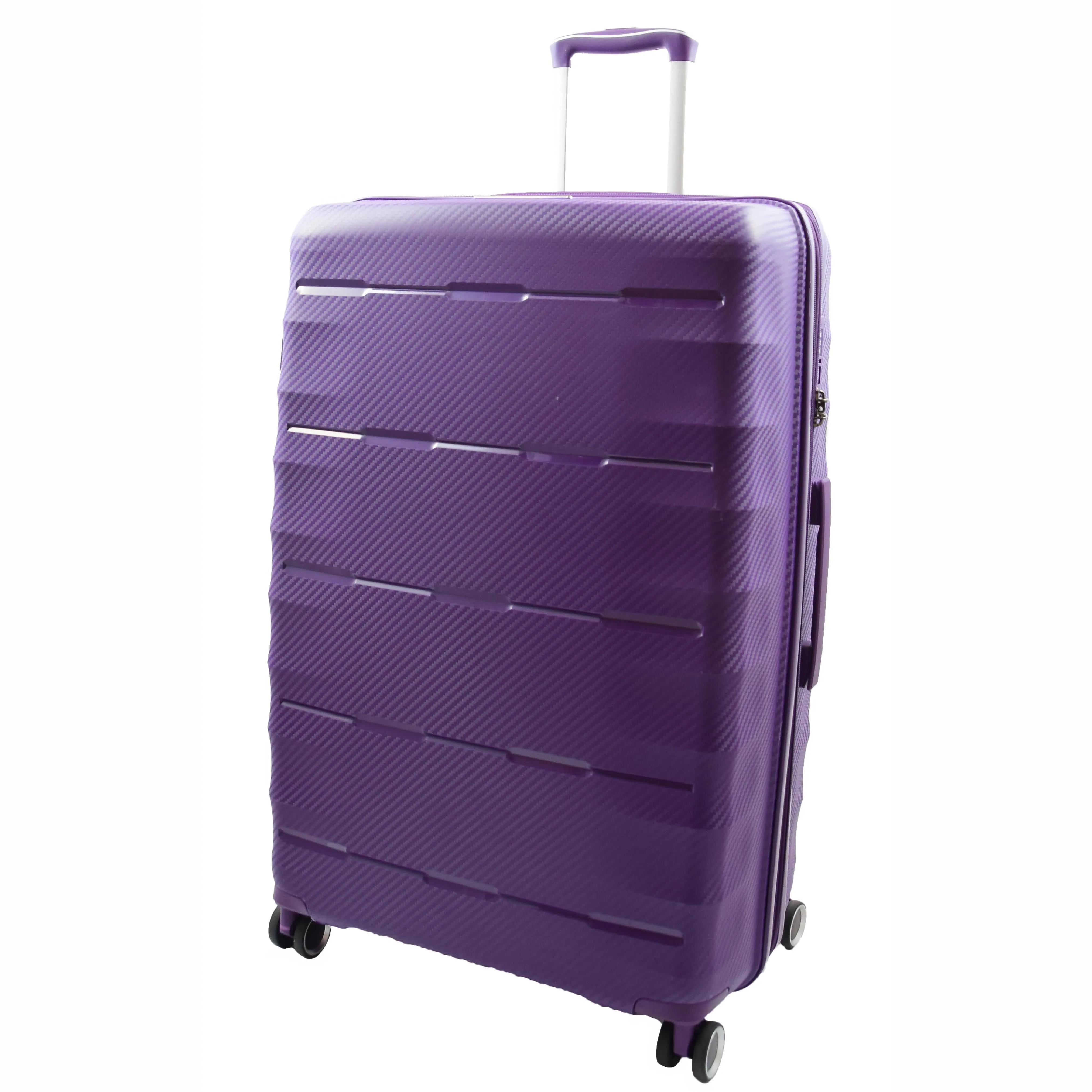 8 Wheel Spinner Luggage Expandable Arcturus Purple