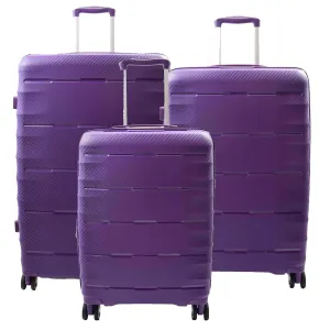 8 Wheel Spinner Luggage Expandable Arcturus Purple