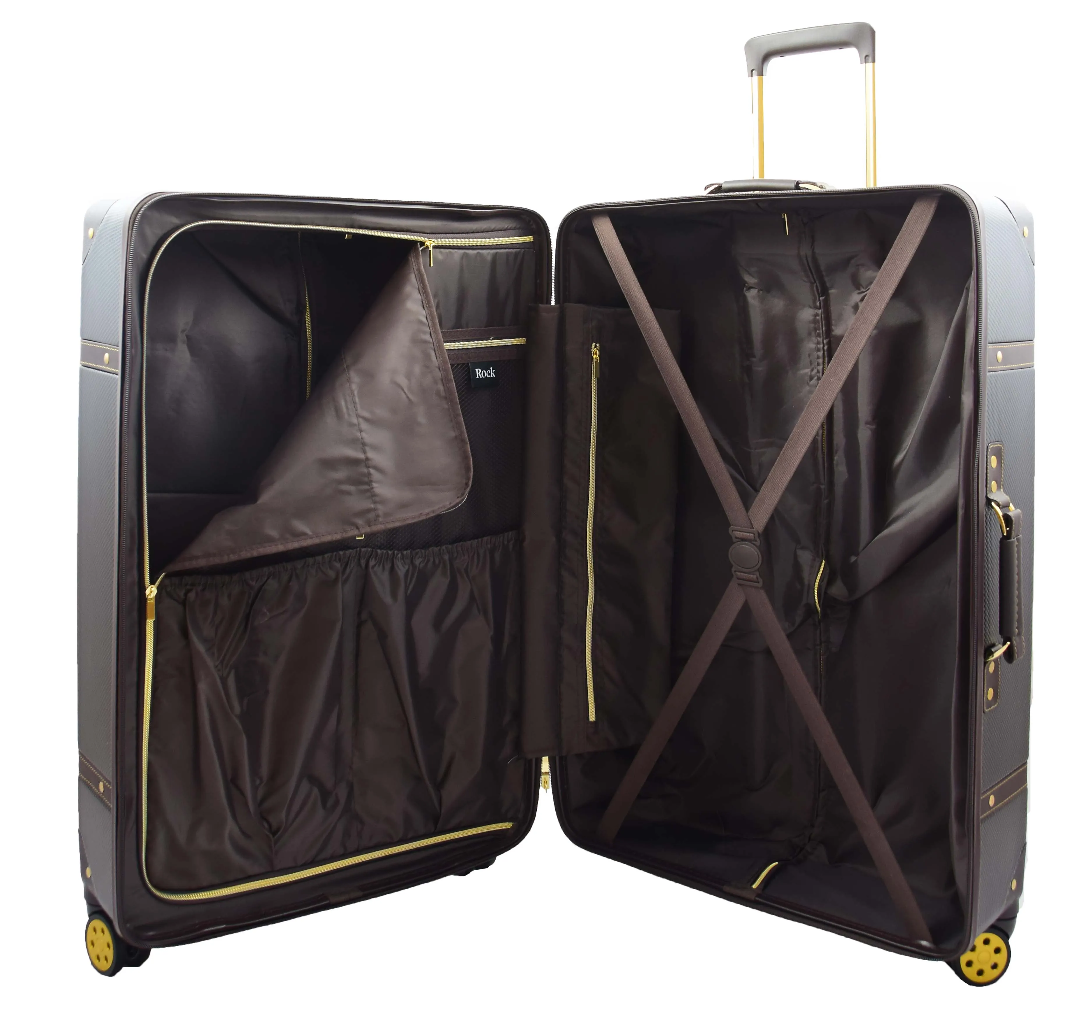 8 Wheel Spinner Travel Luggage’s London Black