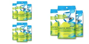 Absorbia Moisture Absorber Sachet - Pack of 6 (100g each) | Absorbia Sachet - Pack of 3 (100g Each)|Dehumidifier for Wardrobe, Cupboards & Closets