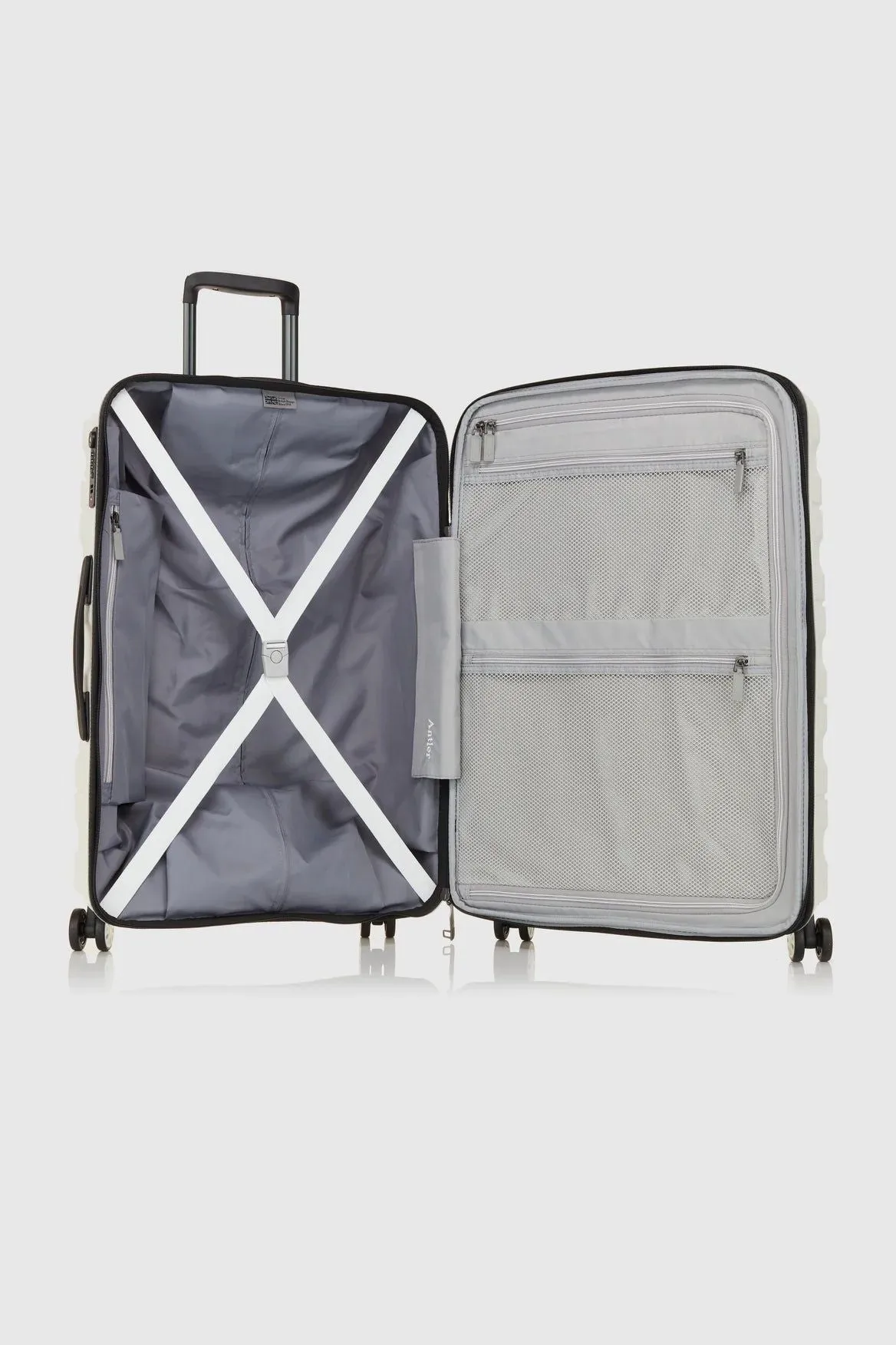 Antler Lincoln 56cm Carry On Hardsided Luggage - White