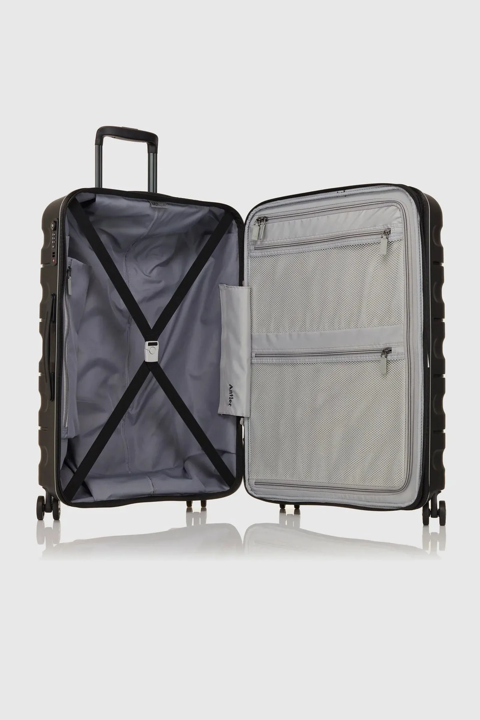 Antler - Lincoln Small 56cm Hardside 4 Wheel Suitcase - Black
