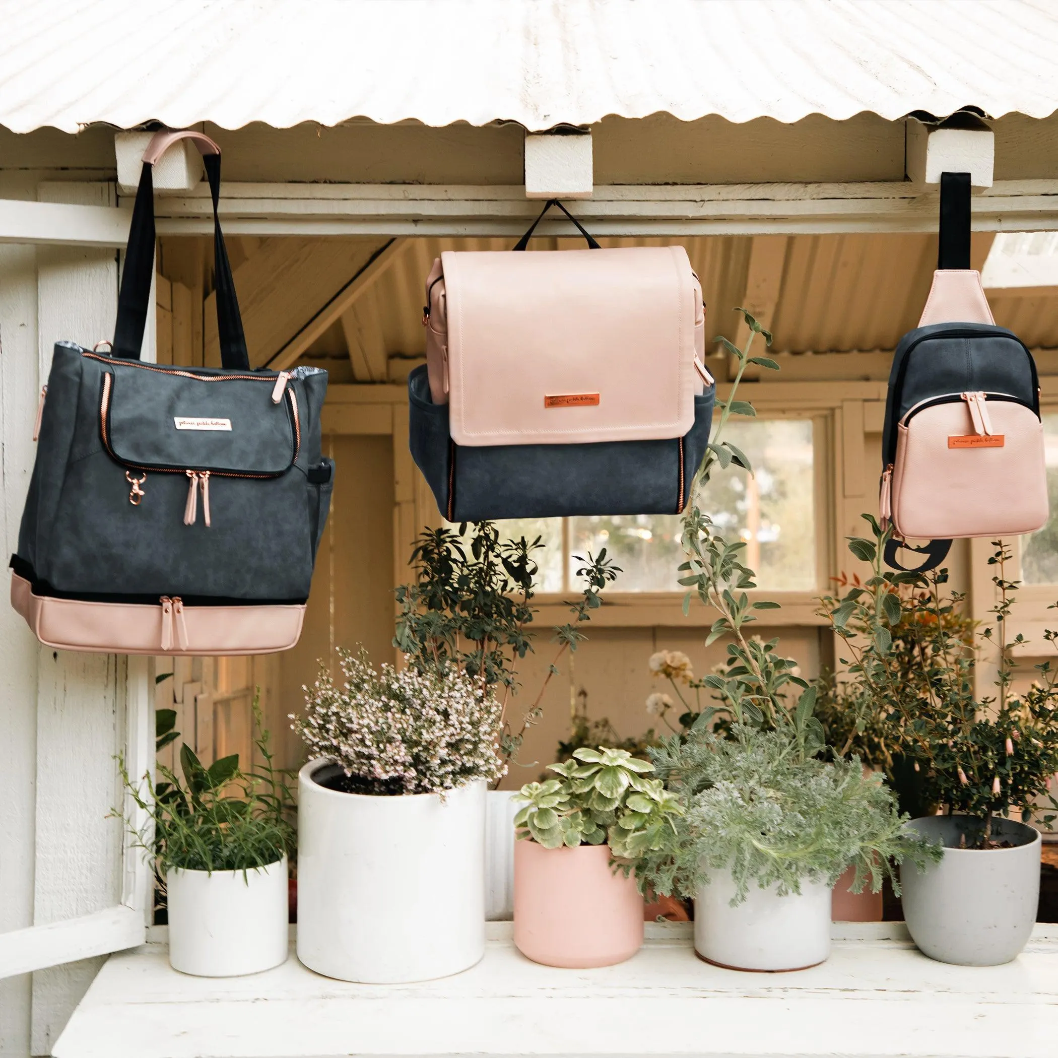 Boxy Backpack in Indigo Blush