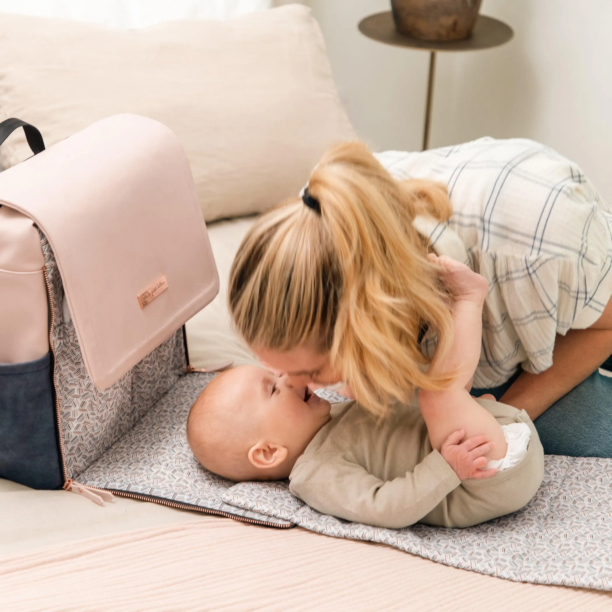 Boxy Backpack in Indigo Blush
