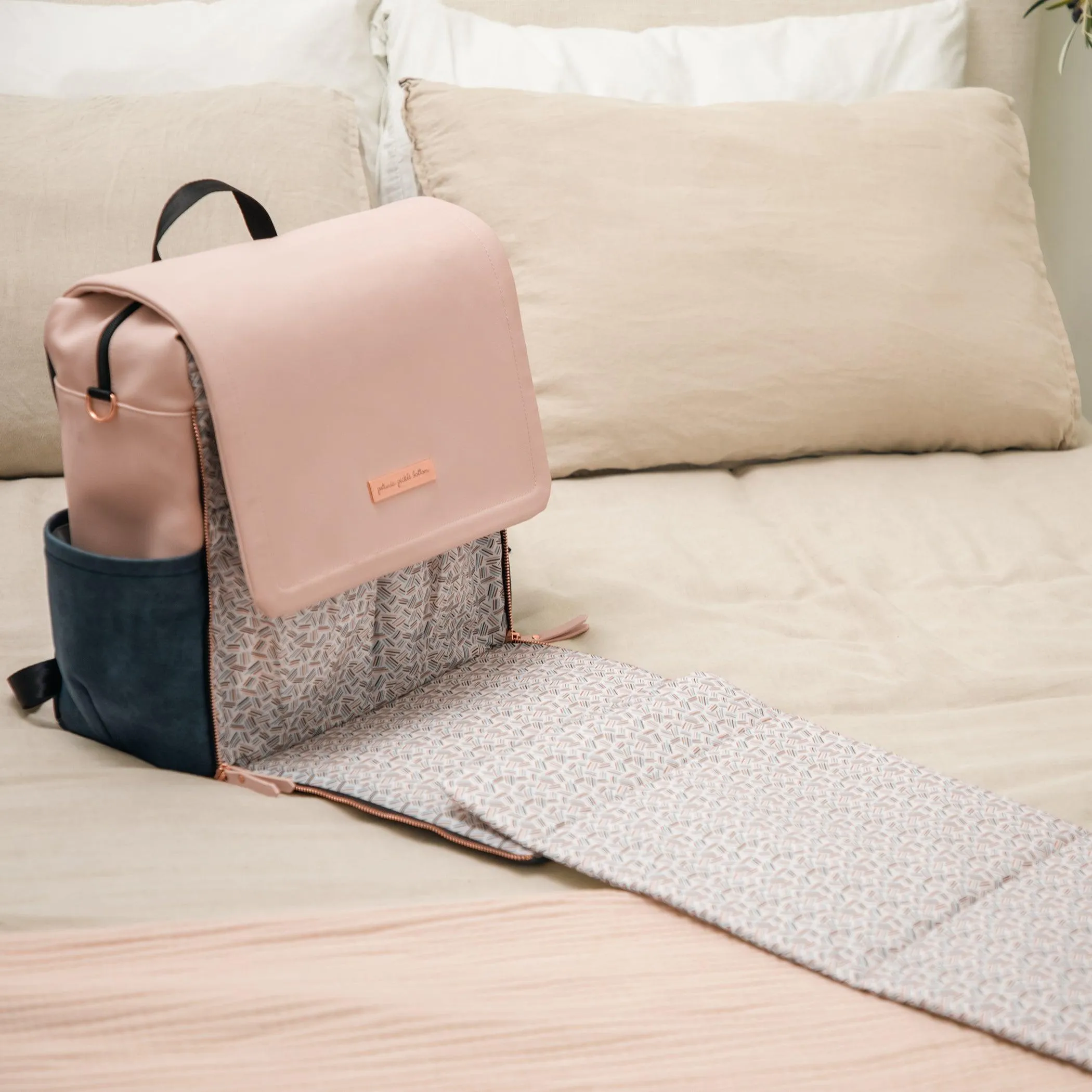 Boxy Backpack in Indigo Blush