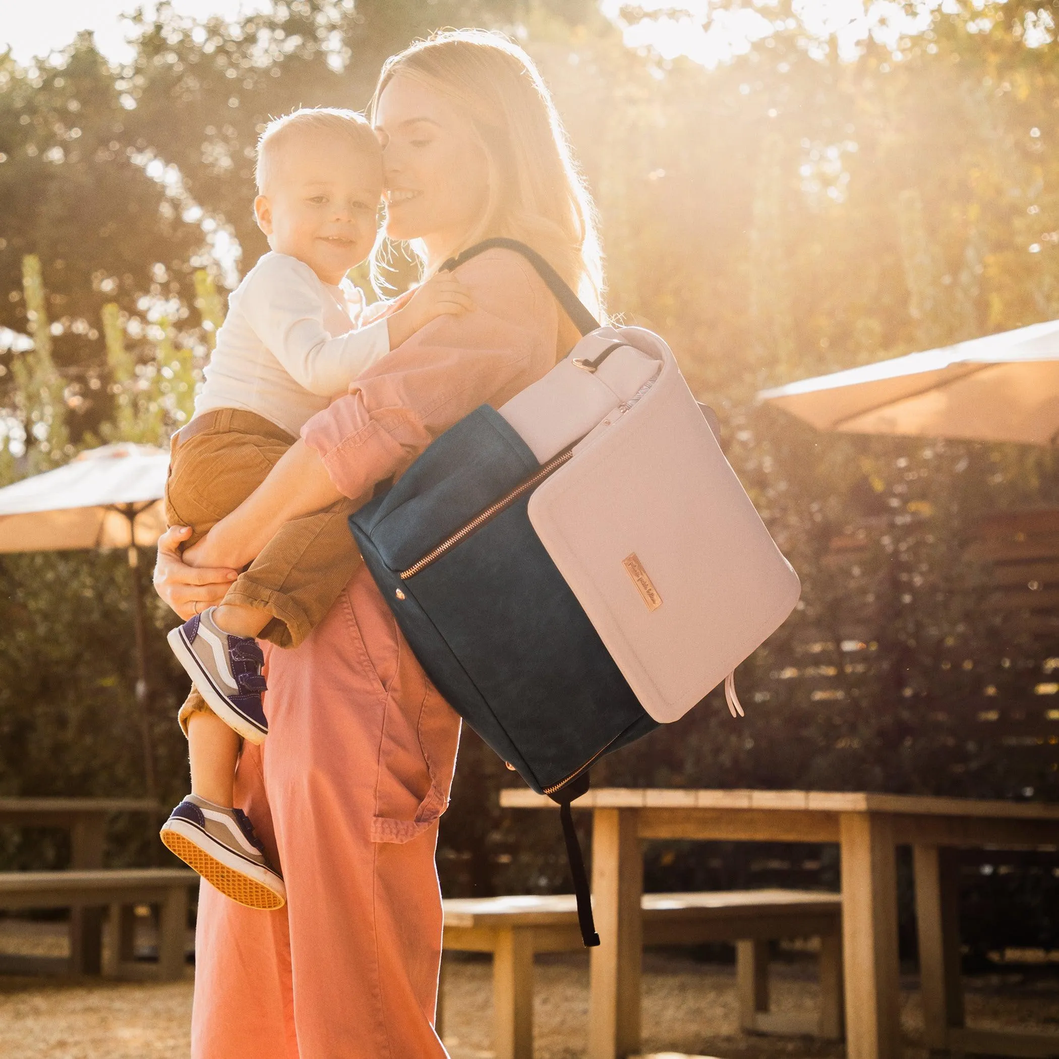 Boxy Backpack in Indigo Blush