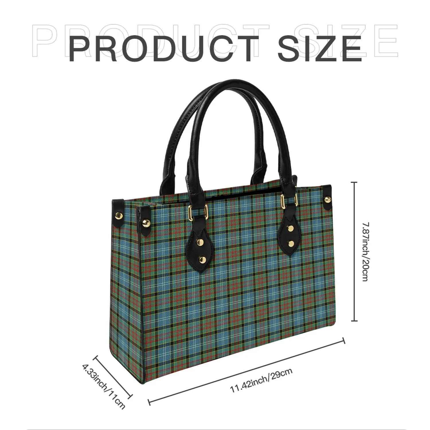 Brisbane Tartan Leather Bag
