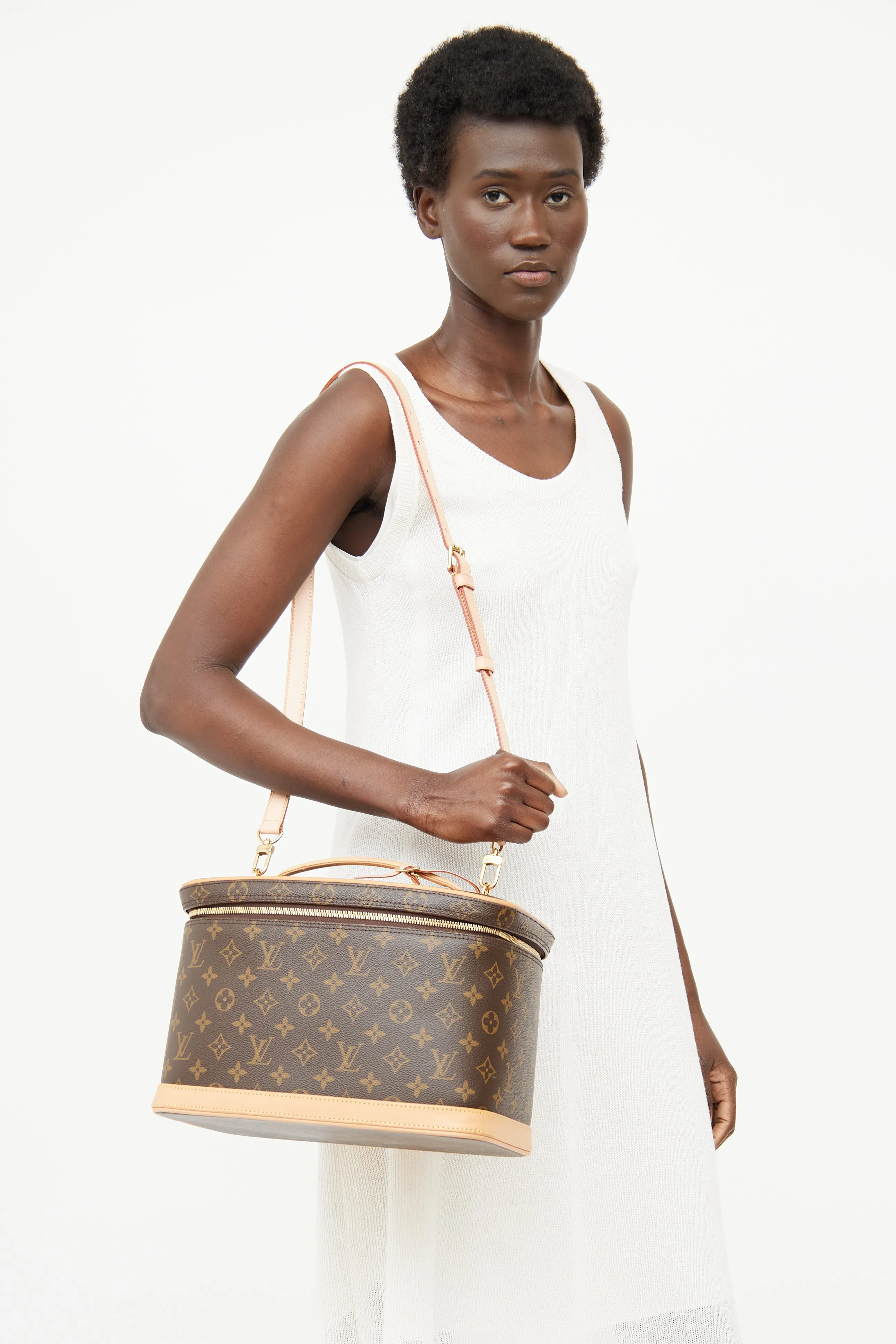 Brown 2012 Monogram Nice Vanity Case