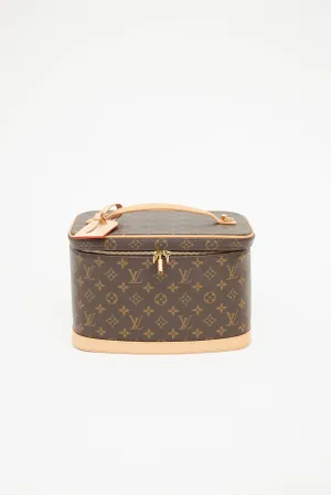 Brown 2012 Monogram Nice Vanity Case