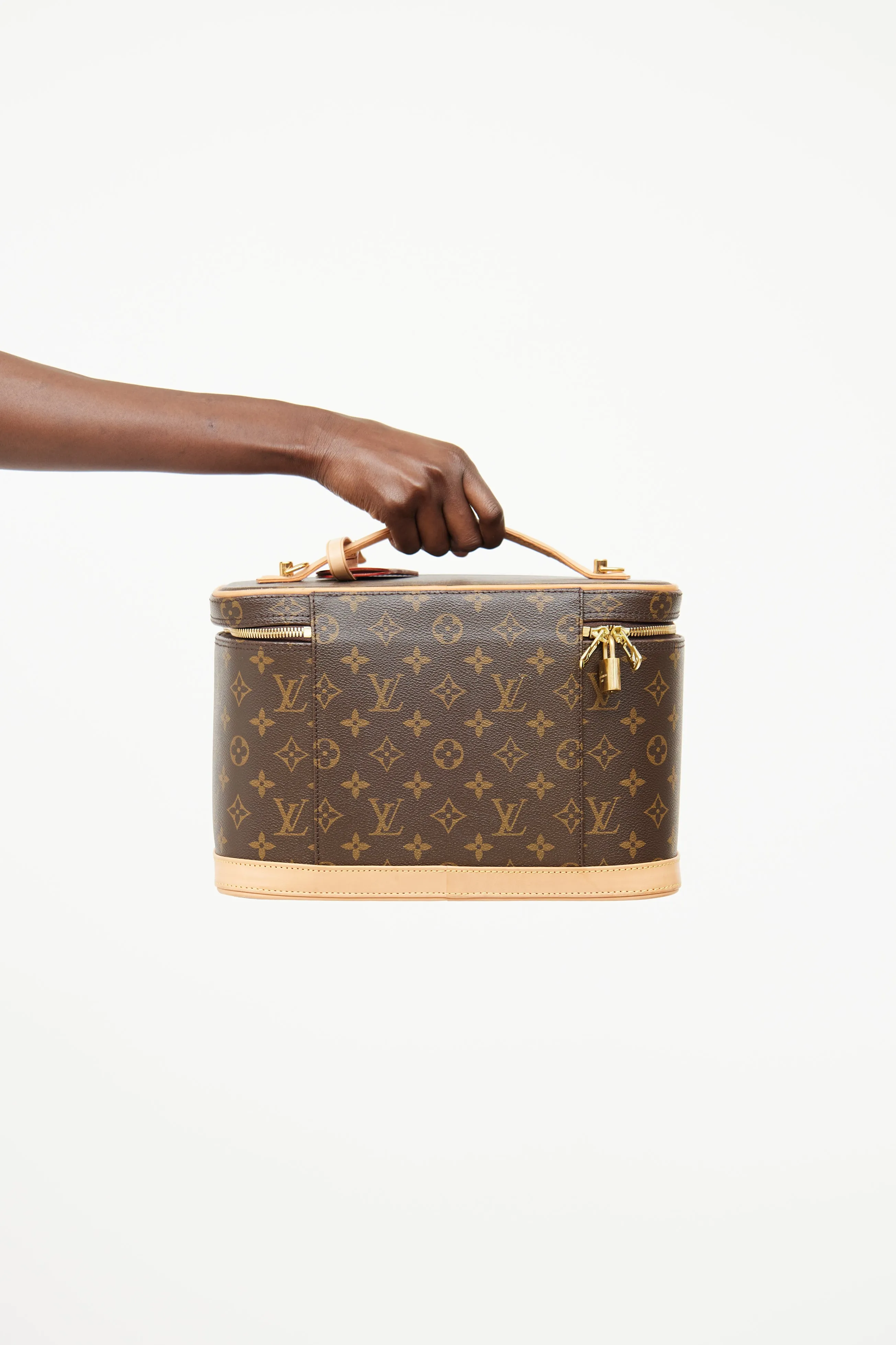 Brown 2012 Monogram Nice Vanity Case