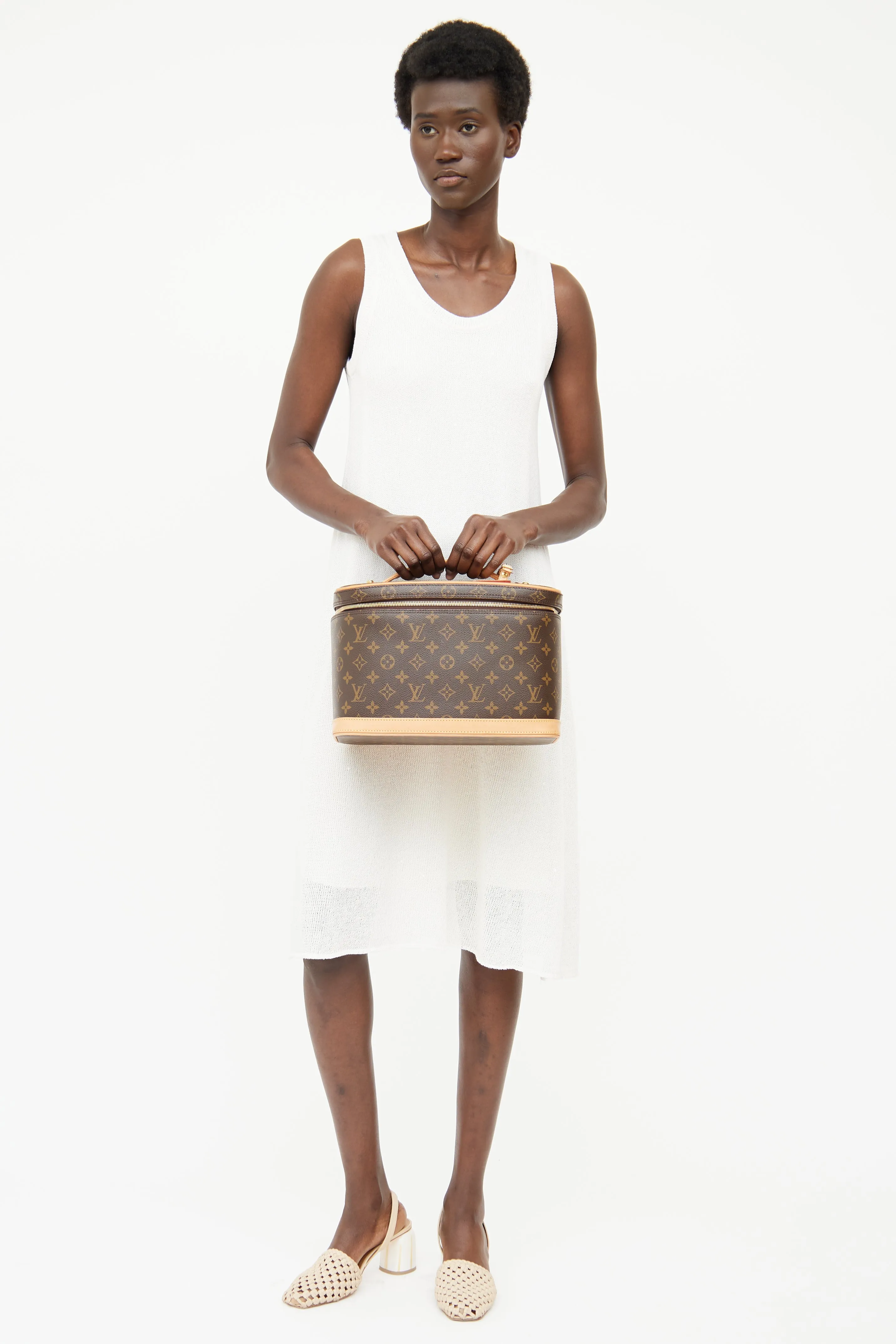 Brown 2012 Monogram Nice Vanity Case