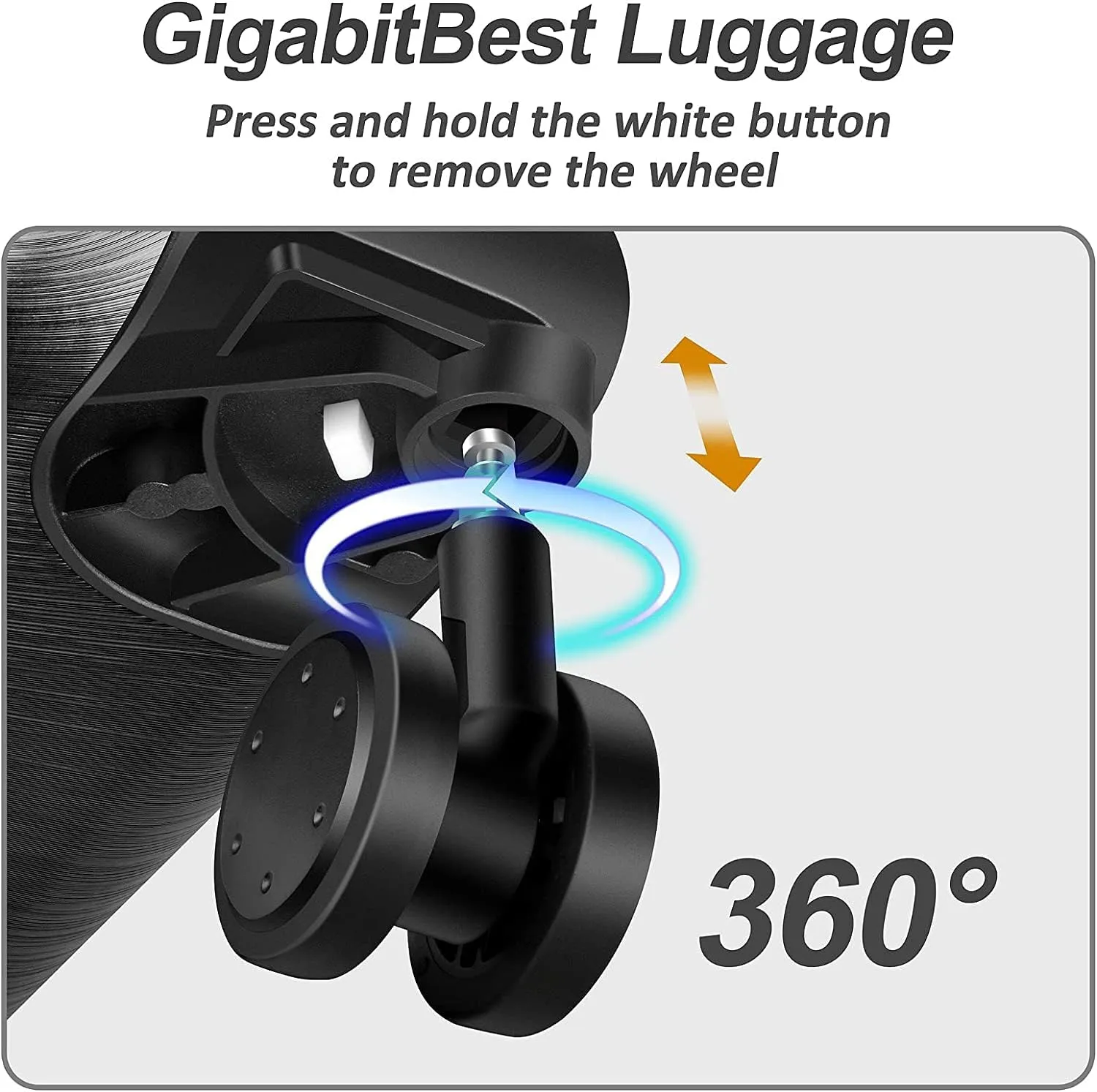 Carry on Luggage 22x14x9 Airline Approved with TSA Lock, 20 Inch Carry on Luggage with Wheels, Small Suitcase for Short Trips (Midnight Black)