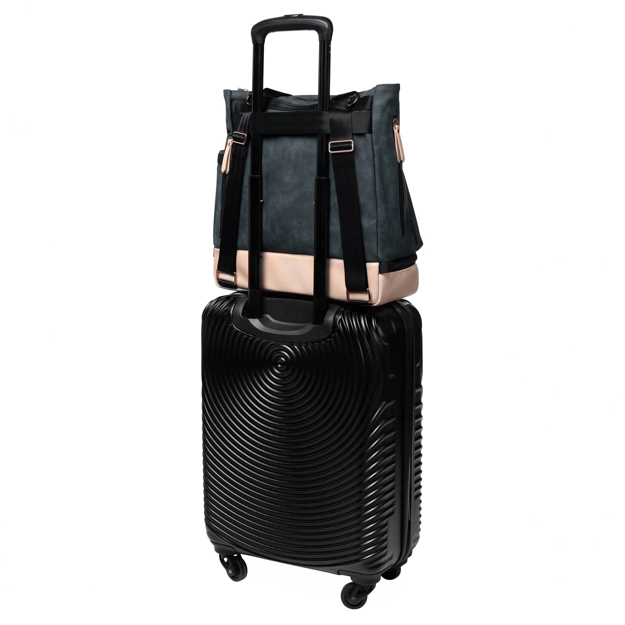 Convertible Tote Backpack Pivot Pack in Indigo Blush