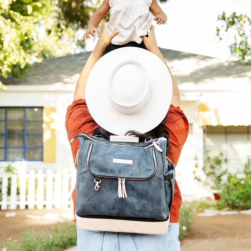 Convertible Tote Backpack Pivot Pack in Indigo Blush