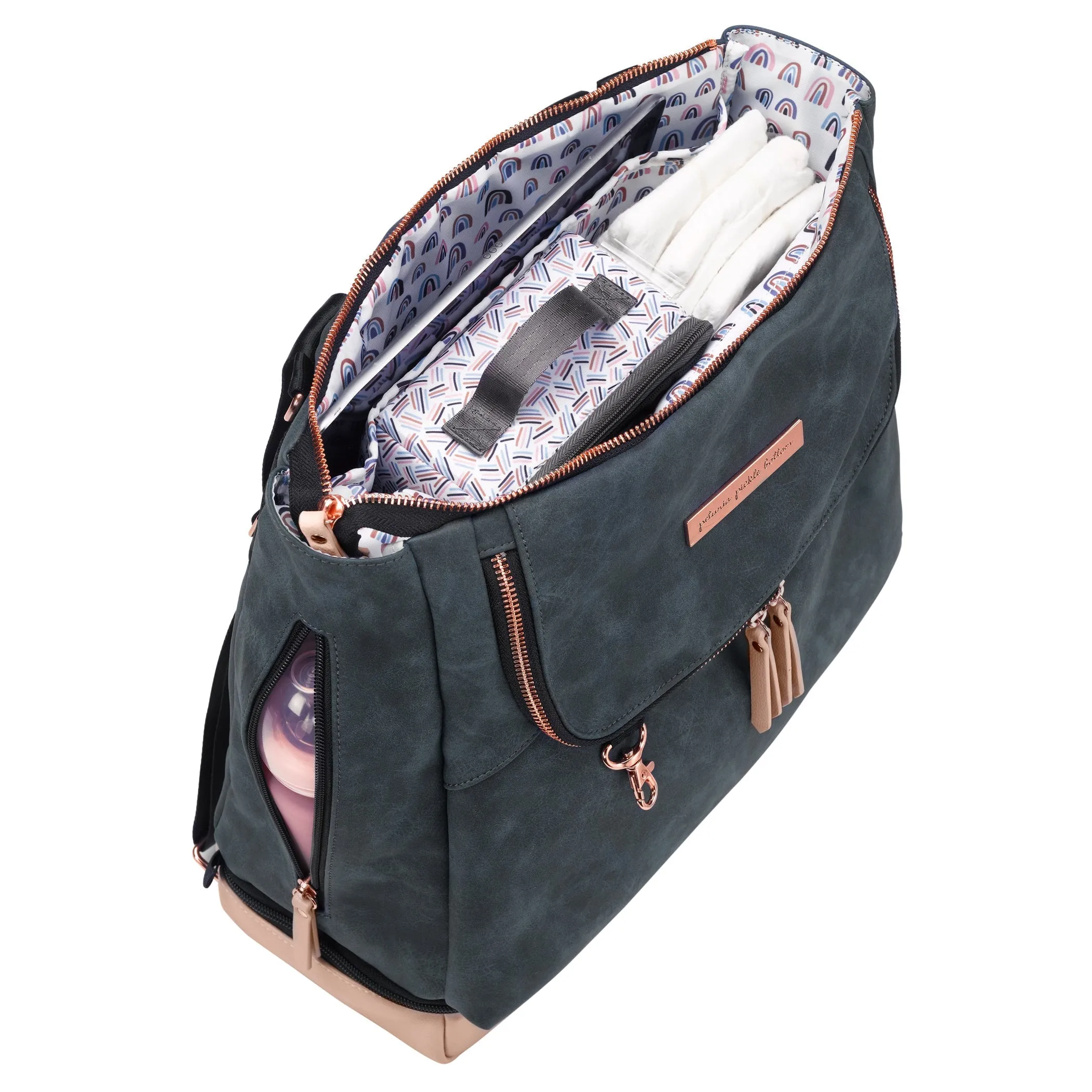 Convertible Tote Backpack Pivot Pack in Indigo Blush