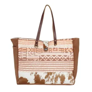 Coral Blossoms Weekender Bag