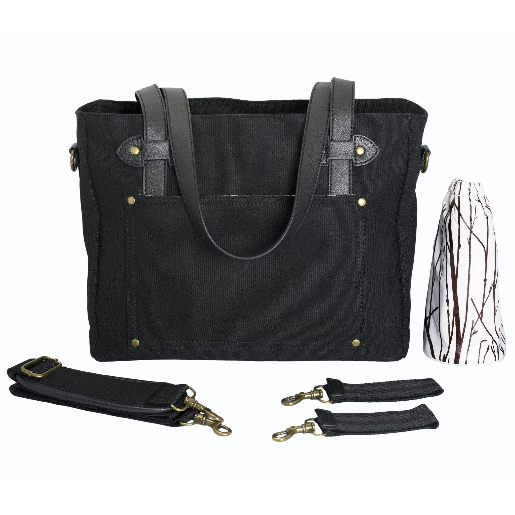 Emerson Diaper Tote - Black