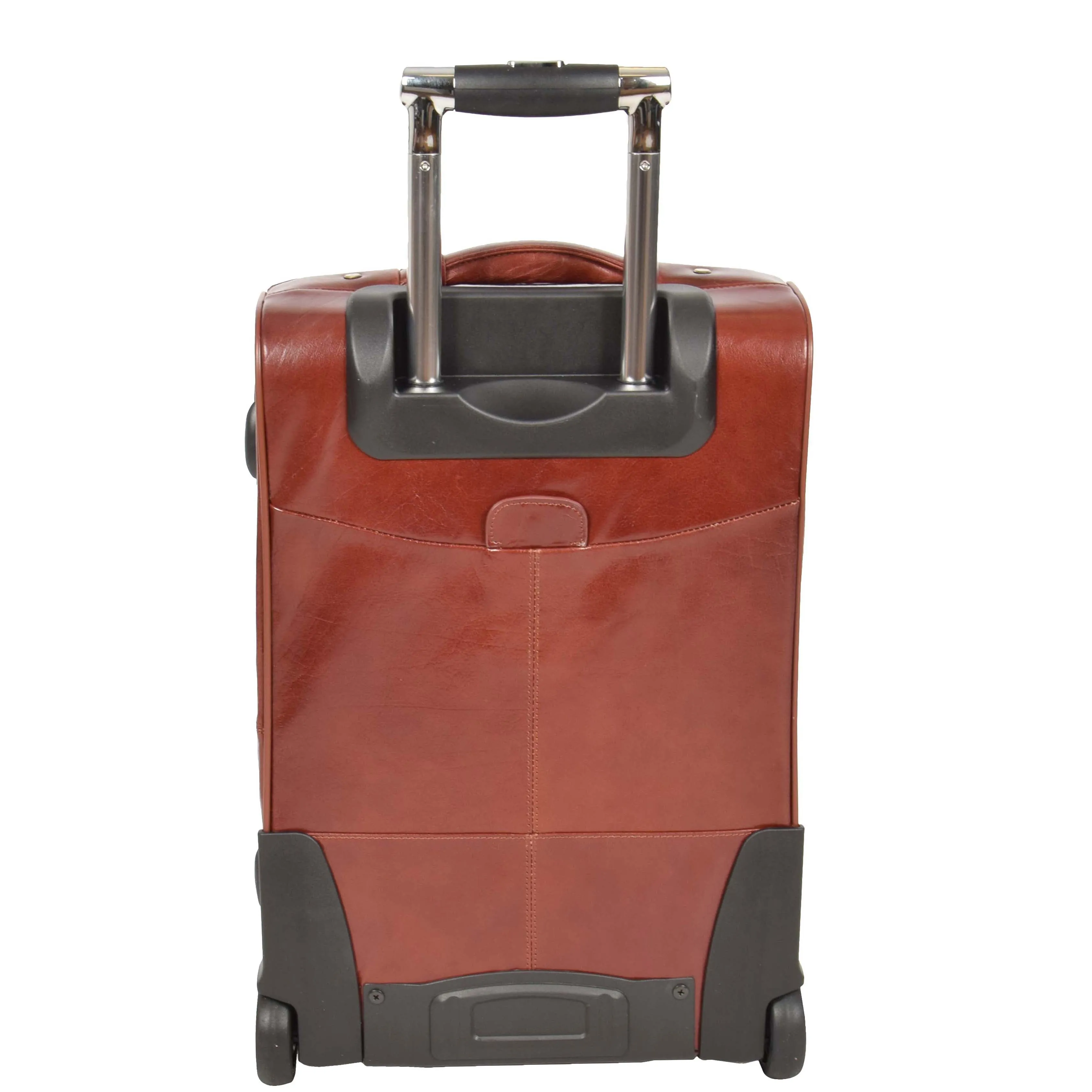 Exclusive Leather Cabin Suitcase Tokyo Cognac