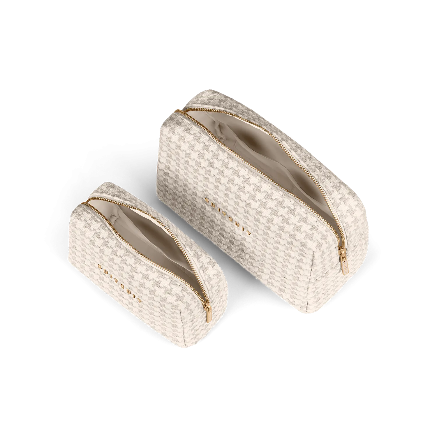 Fab Seventies - Natural Houndstooth - Beauty Set