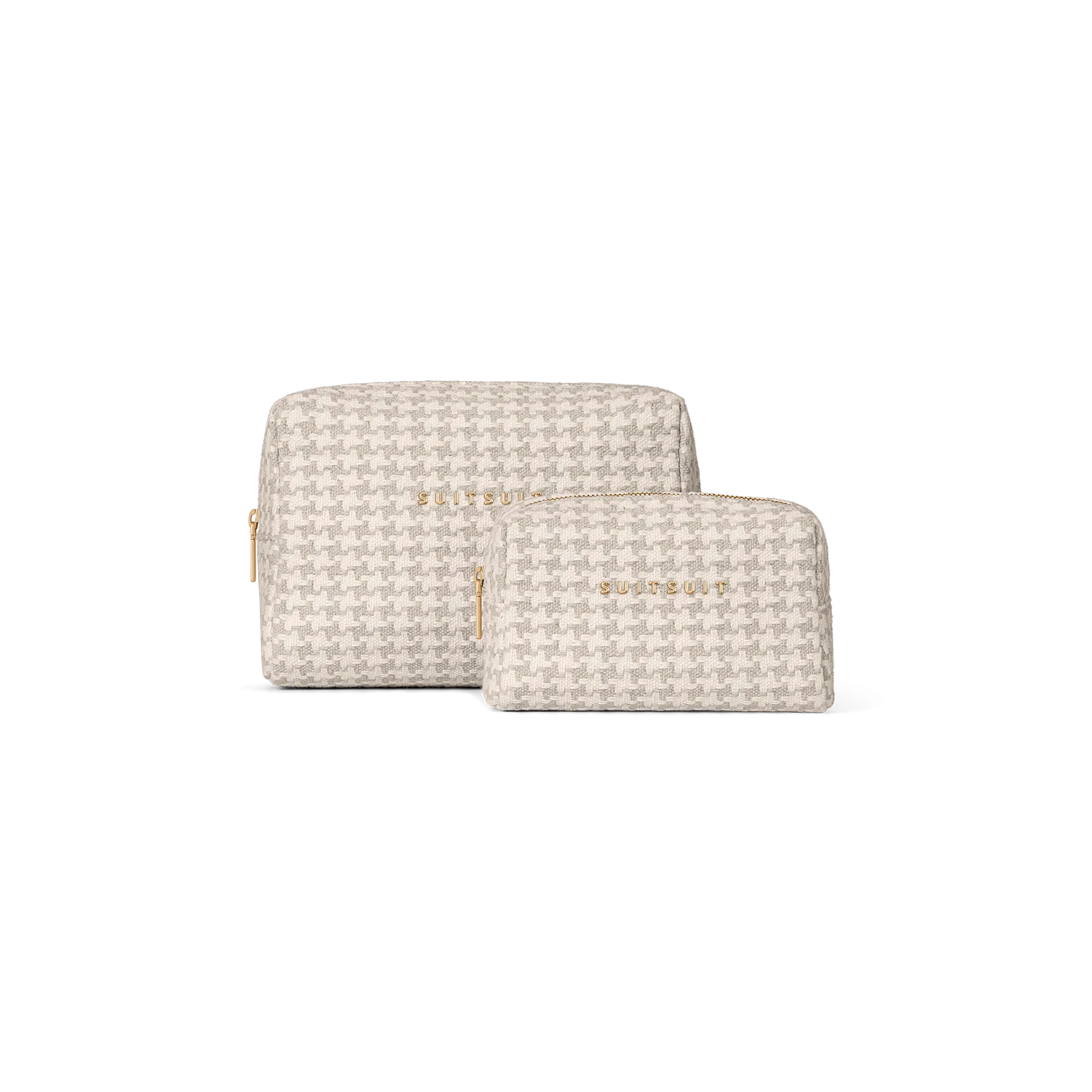 Fab Seventies - Natural Houndstooth - Beauty Set