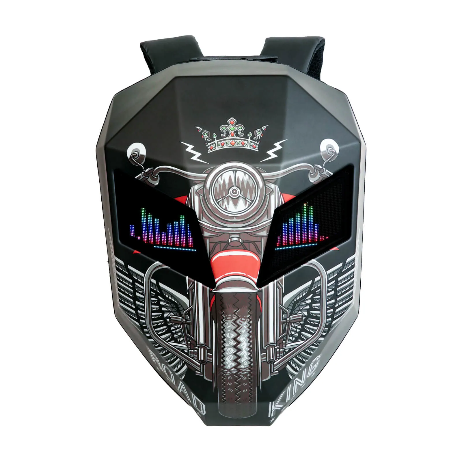 Knight LED Motorcycle Backpack - Masked Design