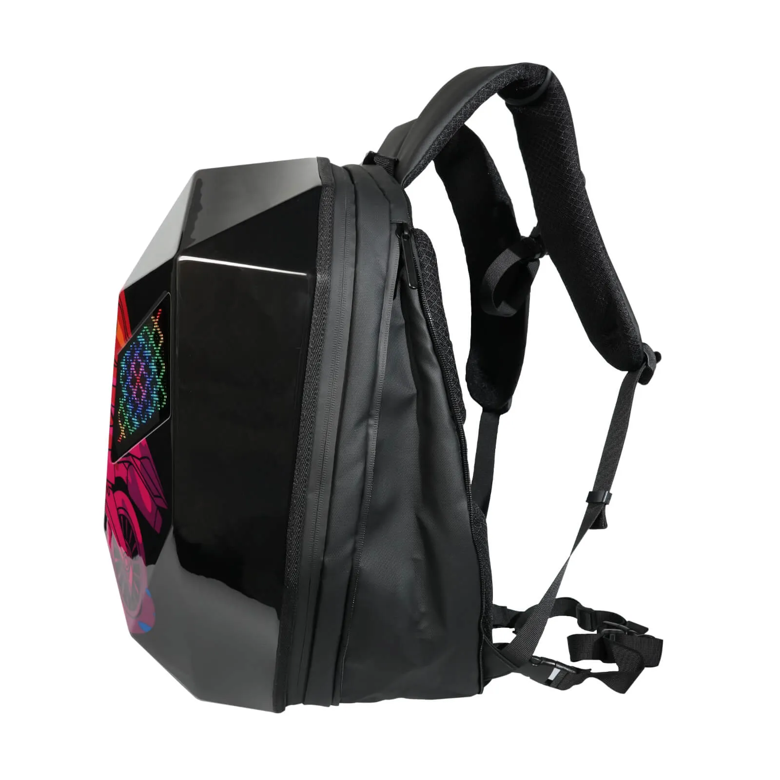 Knight LED Motorcycle Backpack - Masked Design