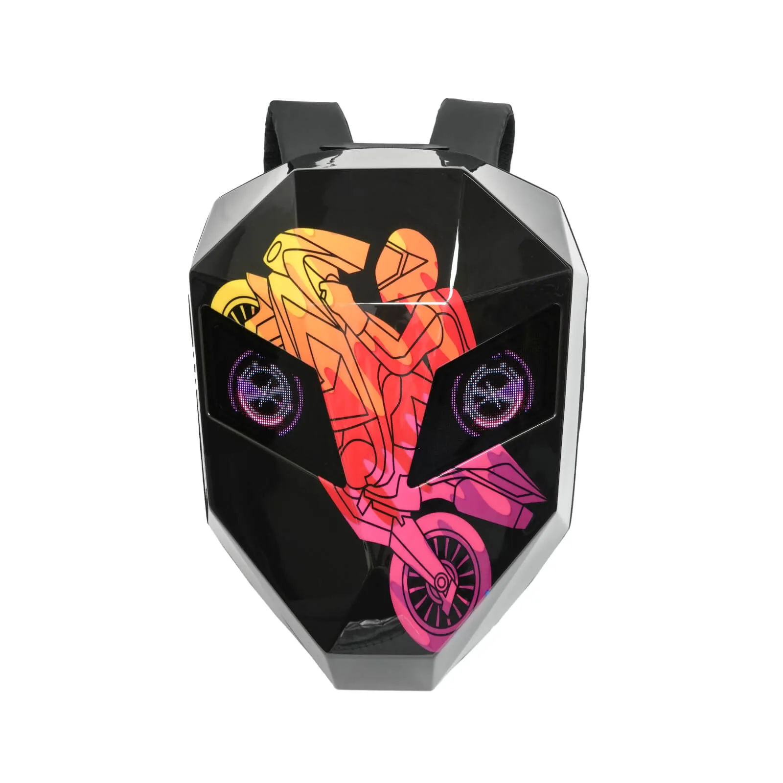 Knight LED Motorcycle Backpack - Masked Design