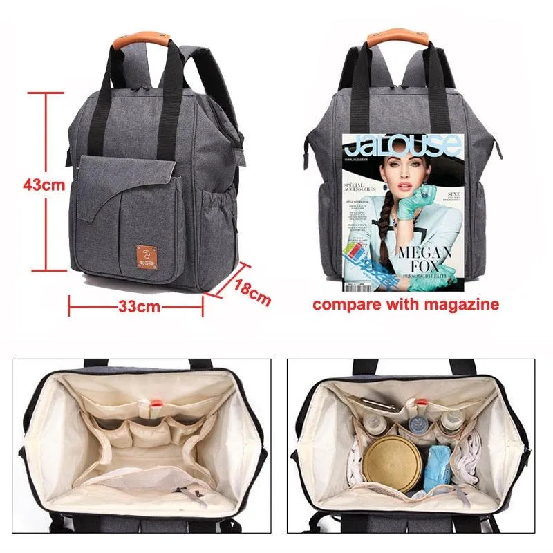 Large Capacity Waterproof Baby Diaper Backpack