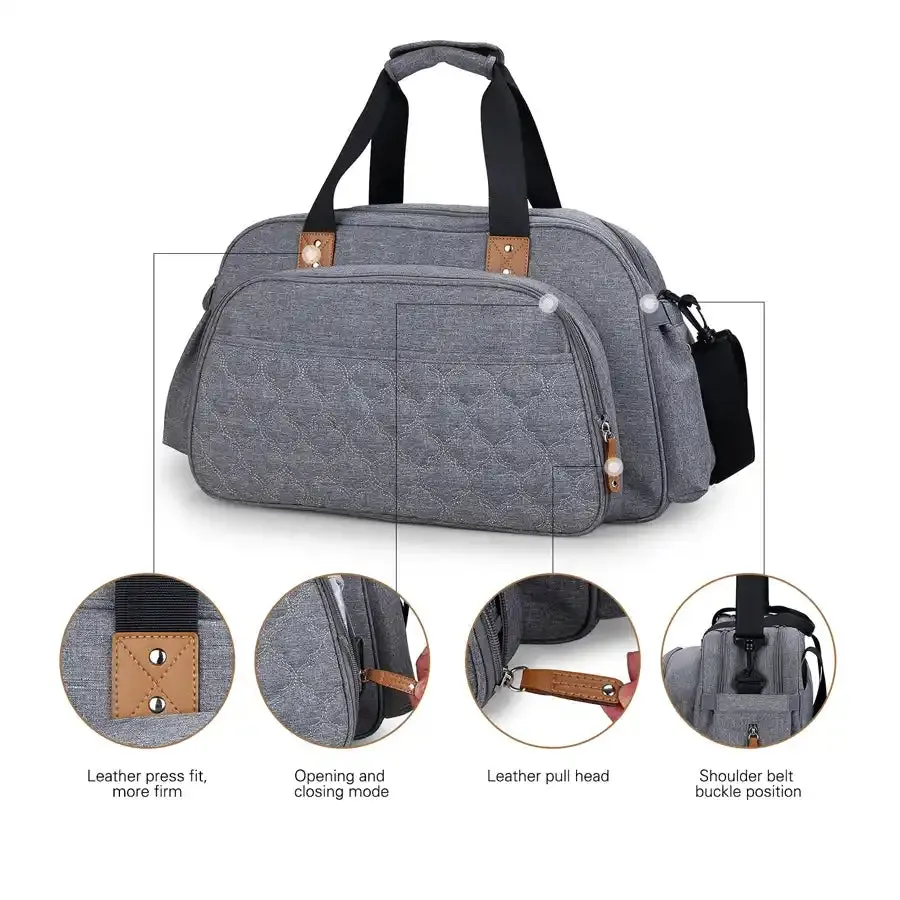 Little Story Bed in a Bag Quilted (Grey)