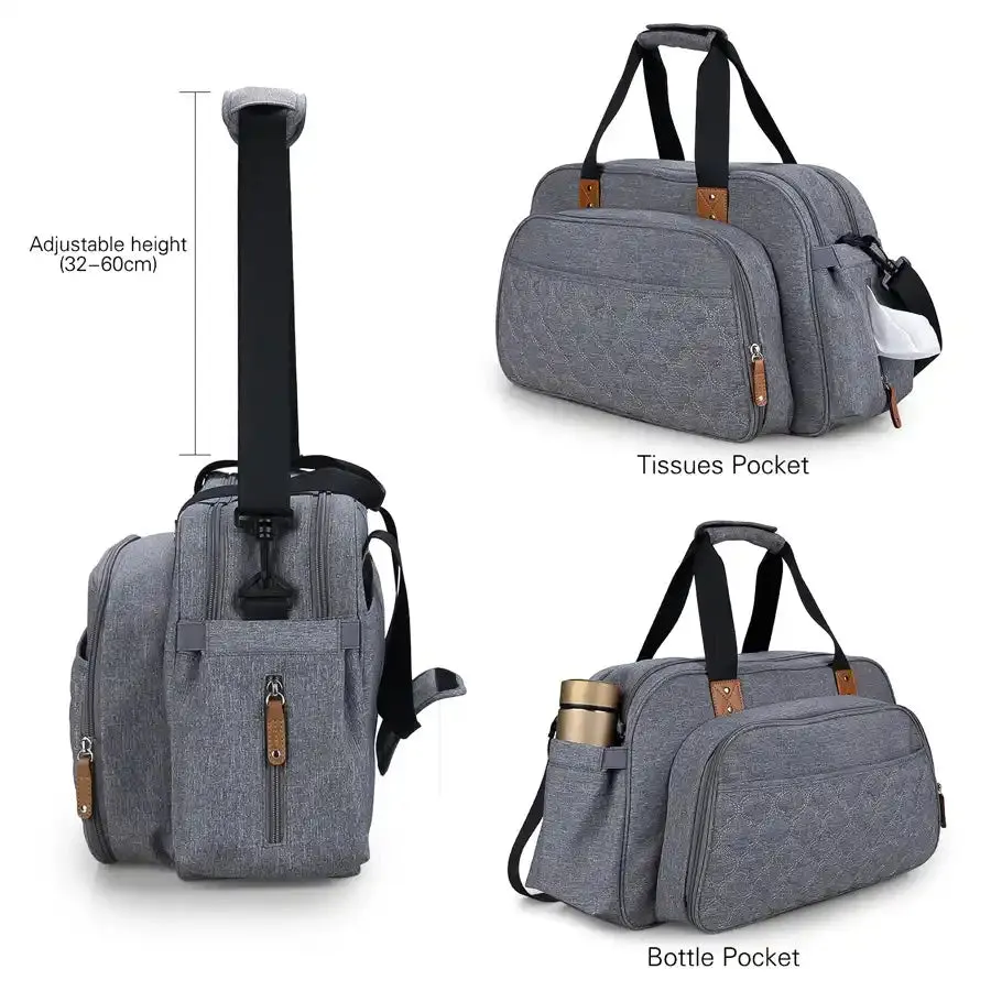 Little Story Bed in a Bag Quilted (Grey)