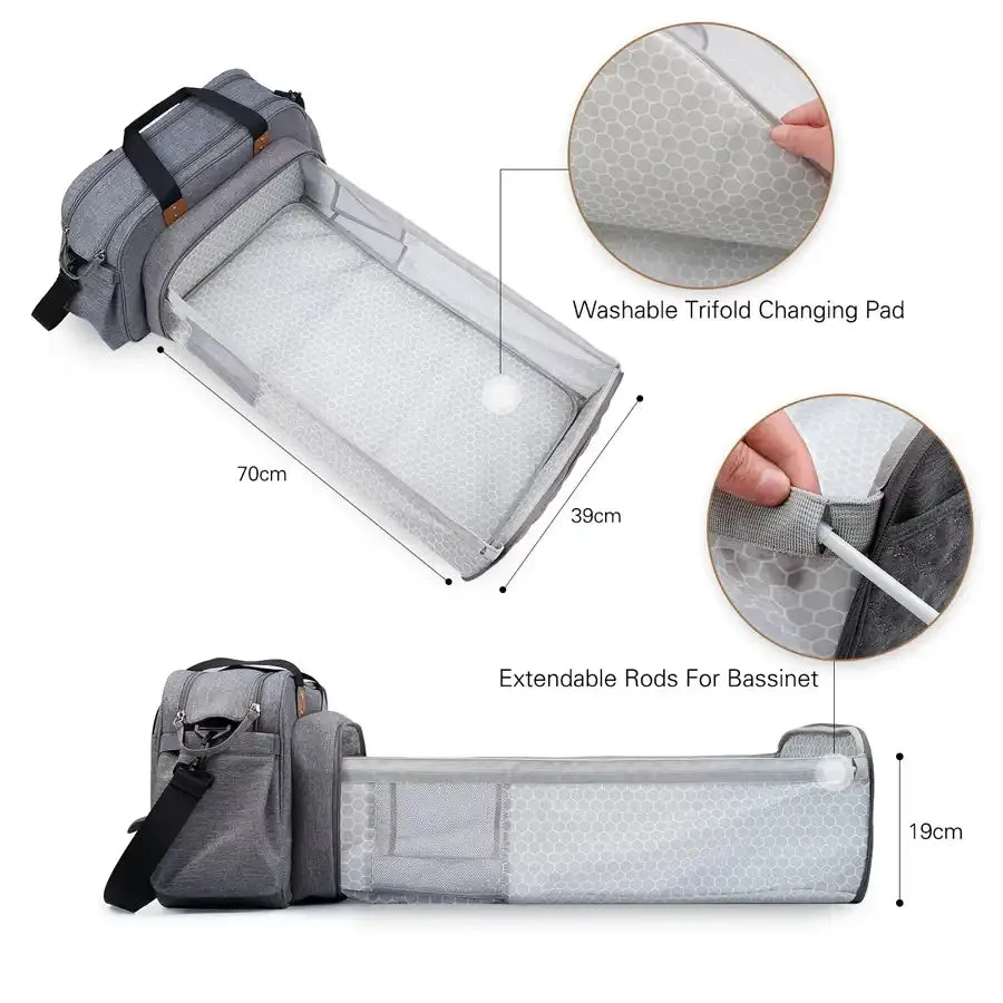 Little Story Bed in a Bag Quilted (Grey)