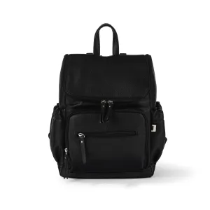 Oioi Mini Signature Backpack - Black Vegan Leather