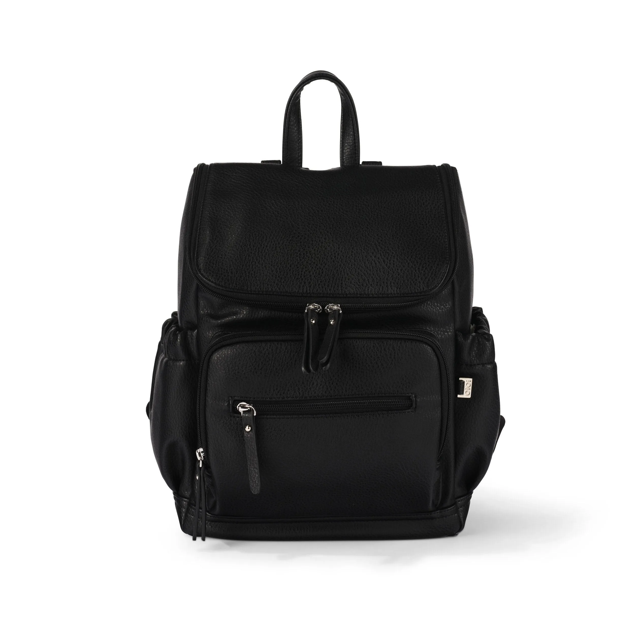 Oioi Mini Signature Backpack - Black Vegan Leather