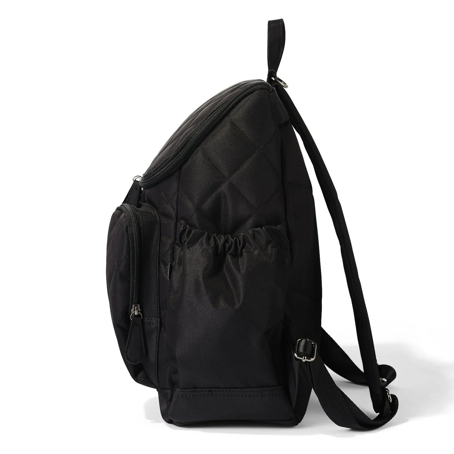 Oioi Signature Diaper Backpack - Black Diamond Quilt