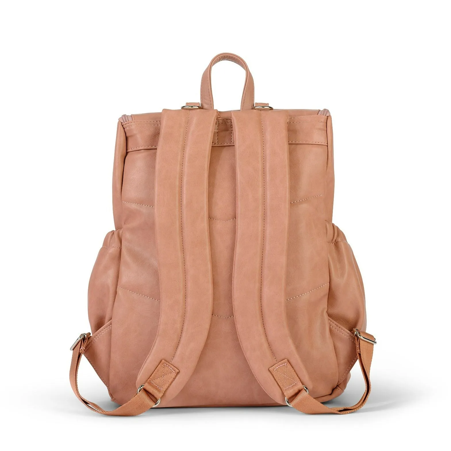 Oioi Signature Diaper Backpack - Dusty Rose Vegan Leather