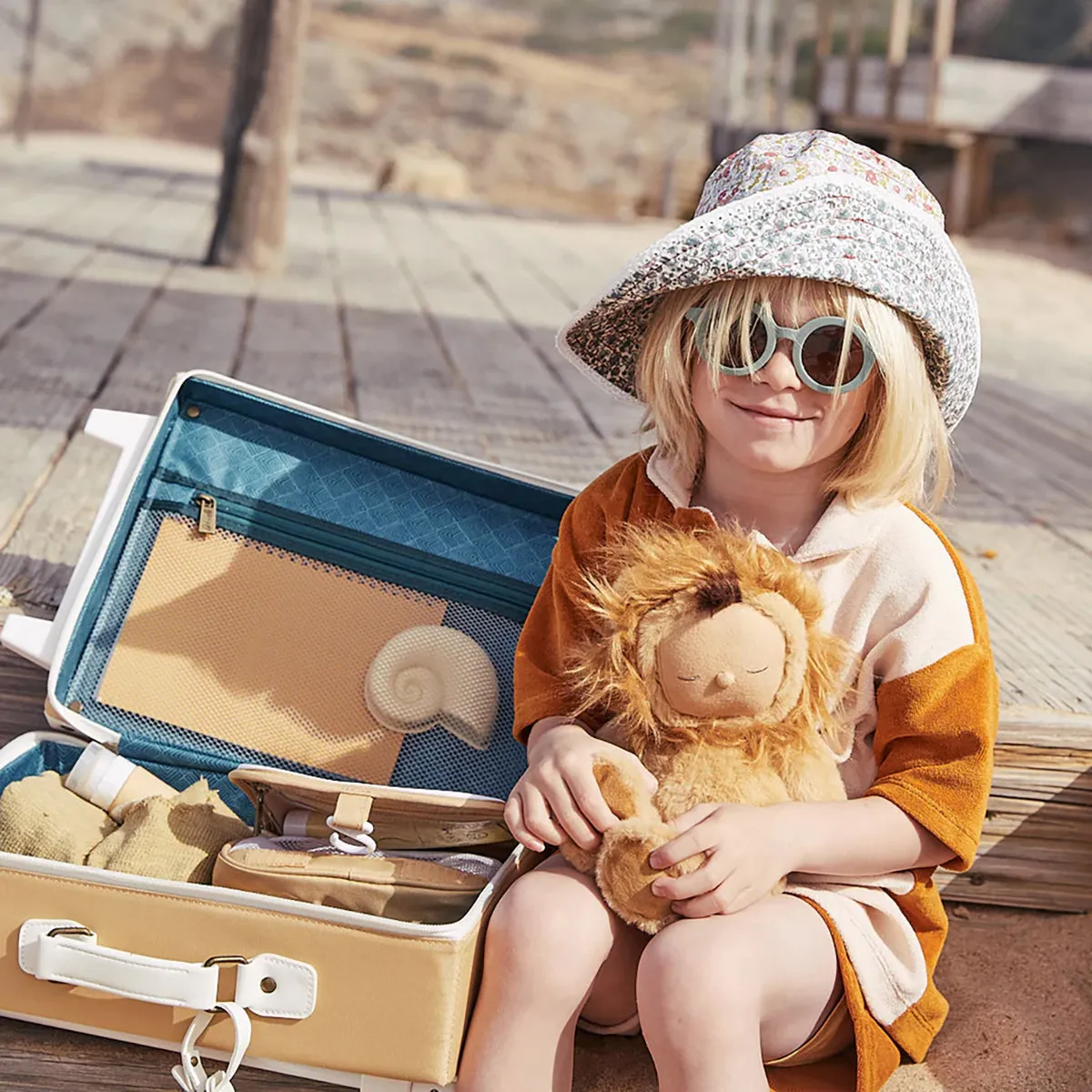Olli Ella See Ya Suitcase - Butterscotch
