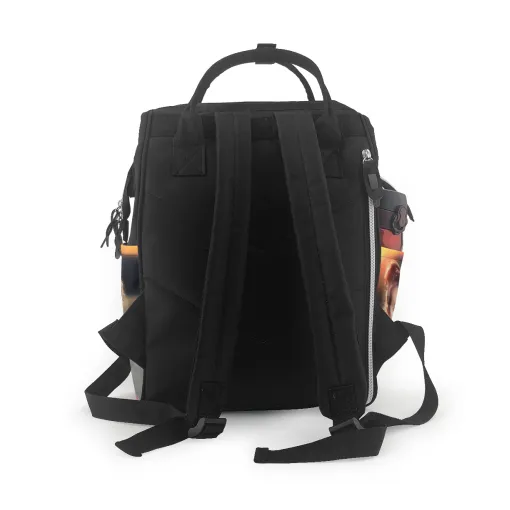 Personalized Photo Mommy Backpack Custom Diaper Bag Multifunctional Bag
