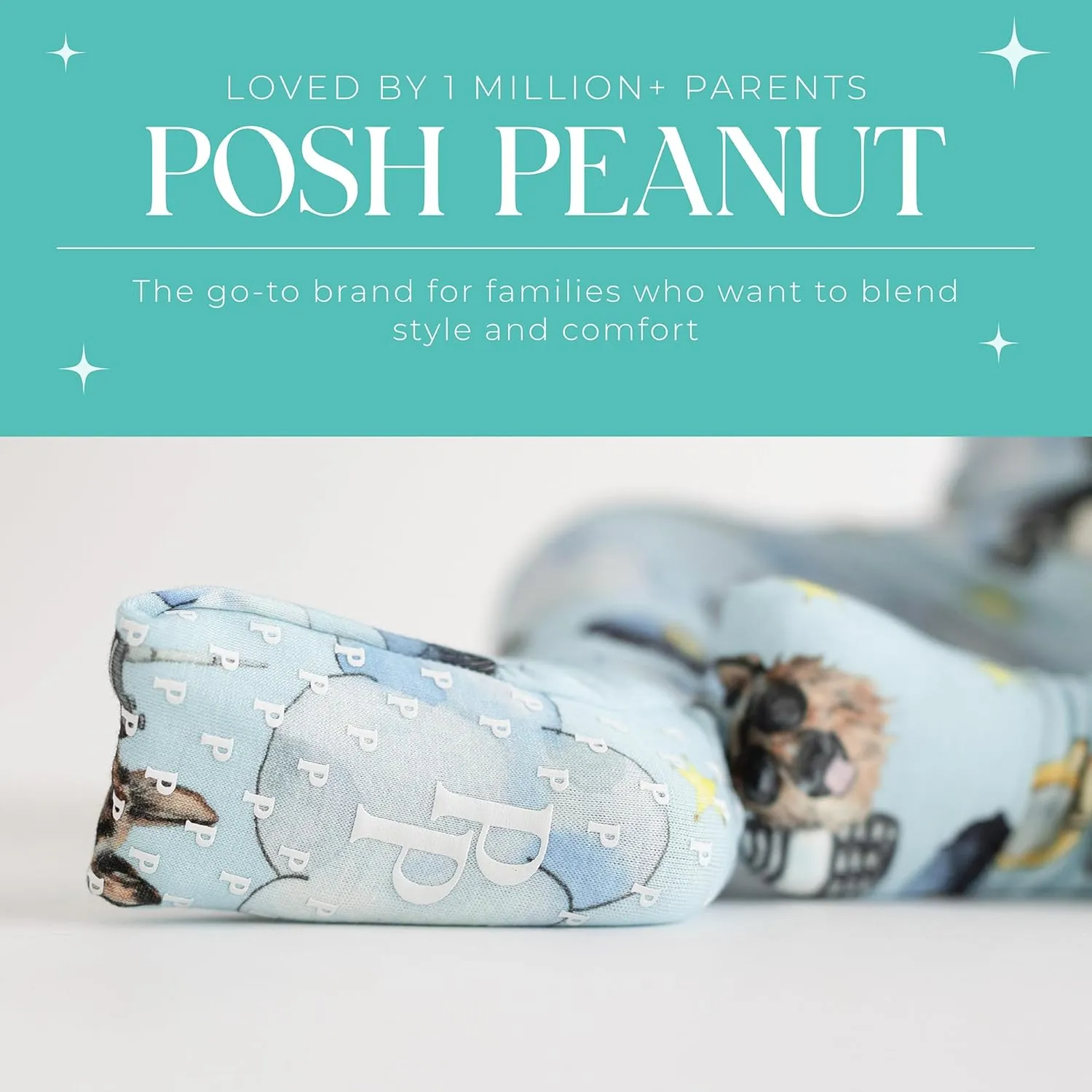 Posh Peanut Convertible Baby Sleepers - Girls Footless Baby Pajamas with 2 Way Zipper for Easy Diaper Changes