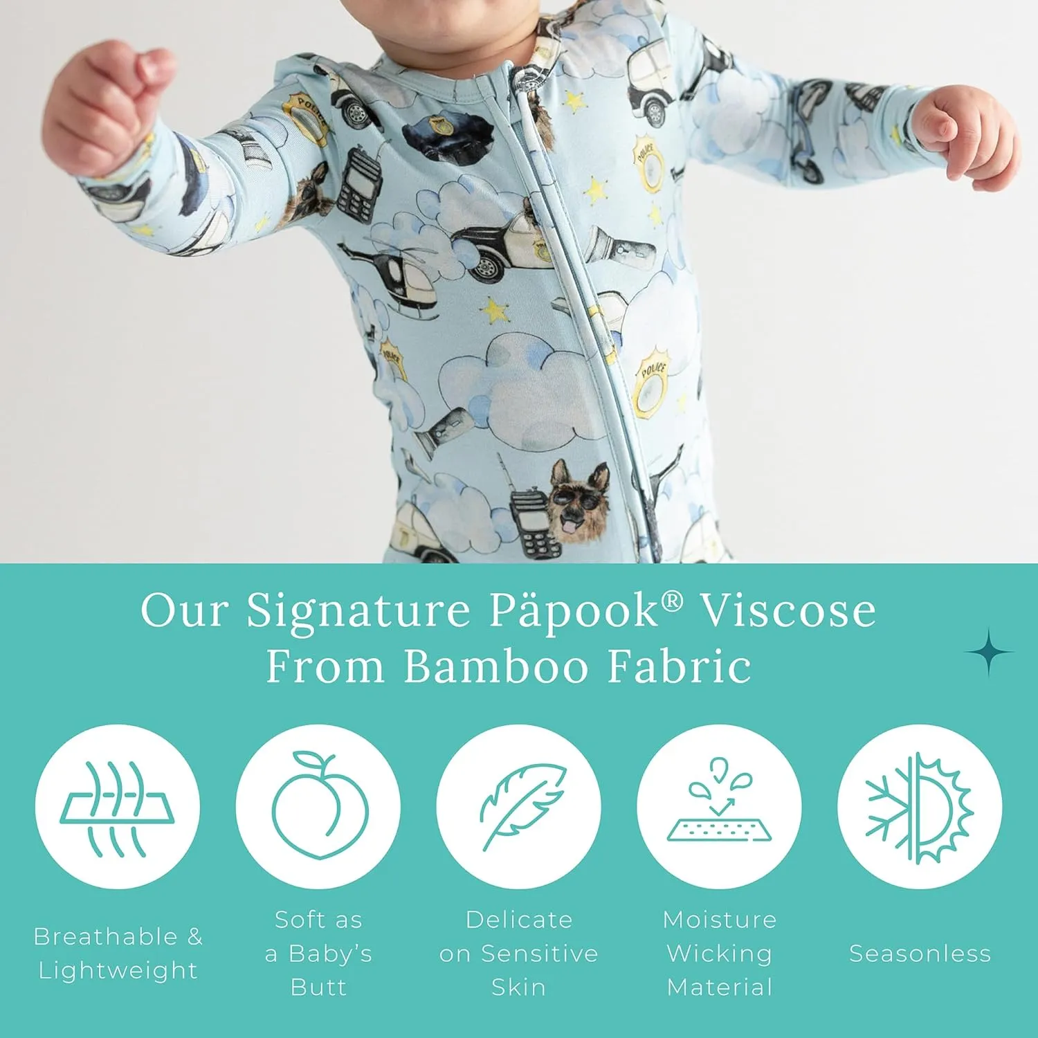 Posh Peanut Convertible Baby Sleepers - Girls Footless Baby Pajamas with 2 Way Zipper for Easy Diaper Changes