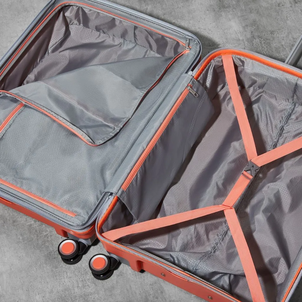 Rock Sunwave 66cm Medium Expander Hardsided Luggage - Peach