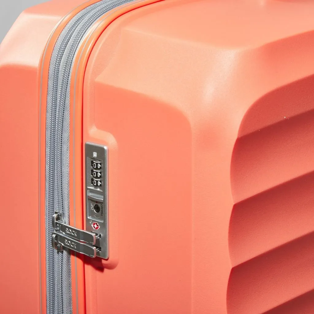 Rock Sunwave 66cm Medium Expander Hardsided Luggage - Peach