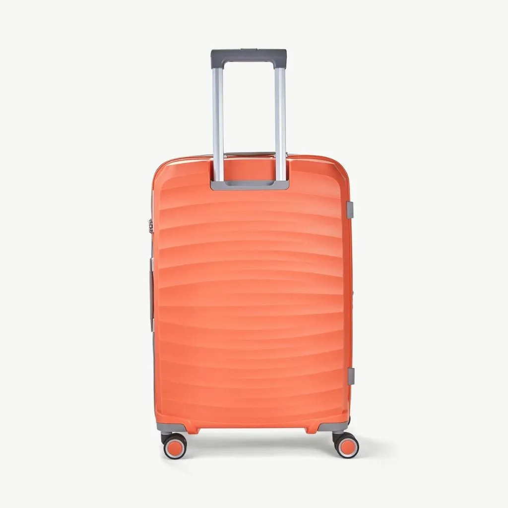 Rock Sunwave 66cm Medium Expander Hardsided Luggage - Peach