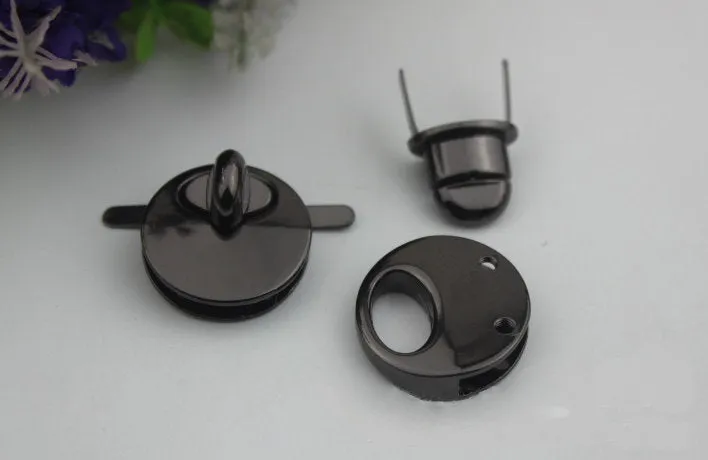 Round Twist Turn Purse Lock 25 mm 1" Metal Bag Clutch Wallet Closure Latch Making Locks Hardware Supplies Diy Wholesale Bulk