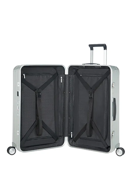Samsonite - Lite Box ALU 76cm Large 4 Wheel Hard Suitcase - Aluminium