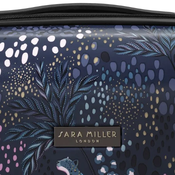 Sara Miller Midnight Leopard 77cm 4-Wheel Large Suitcase