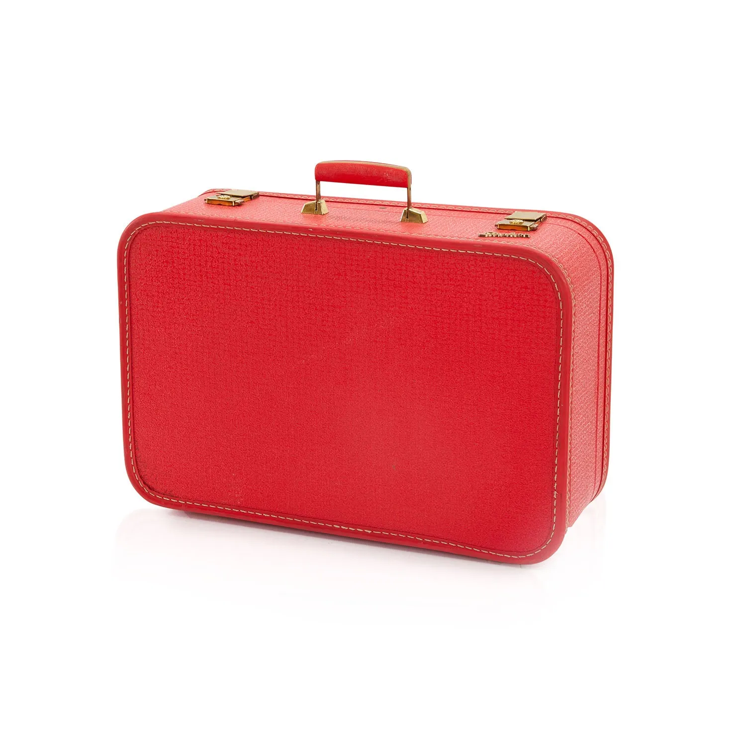Set of 3 Mid Century Red Starline Suitcases