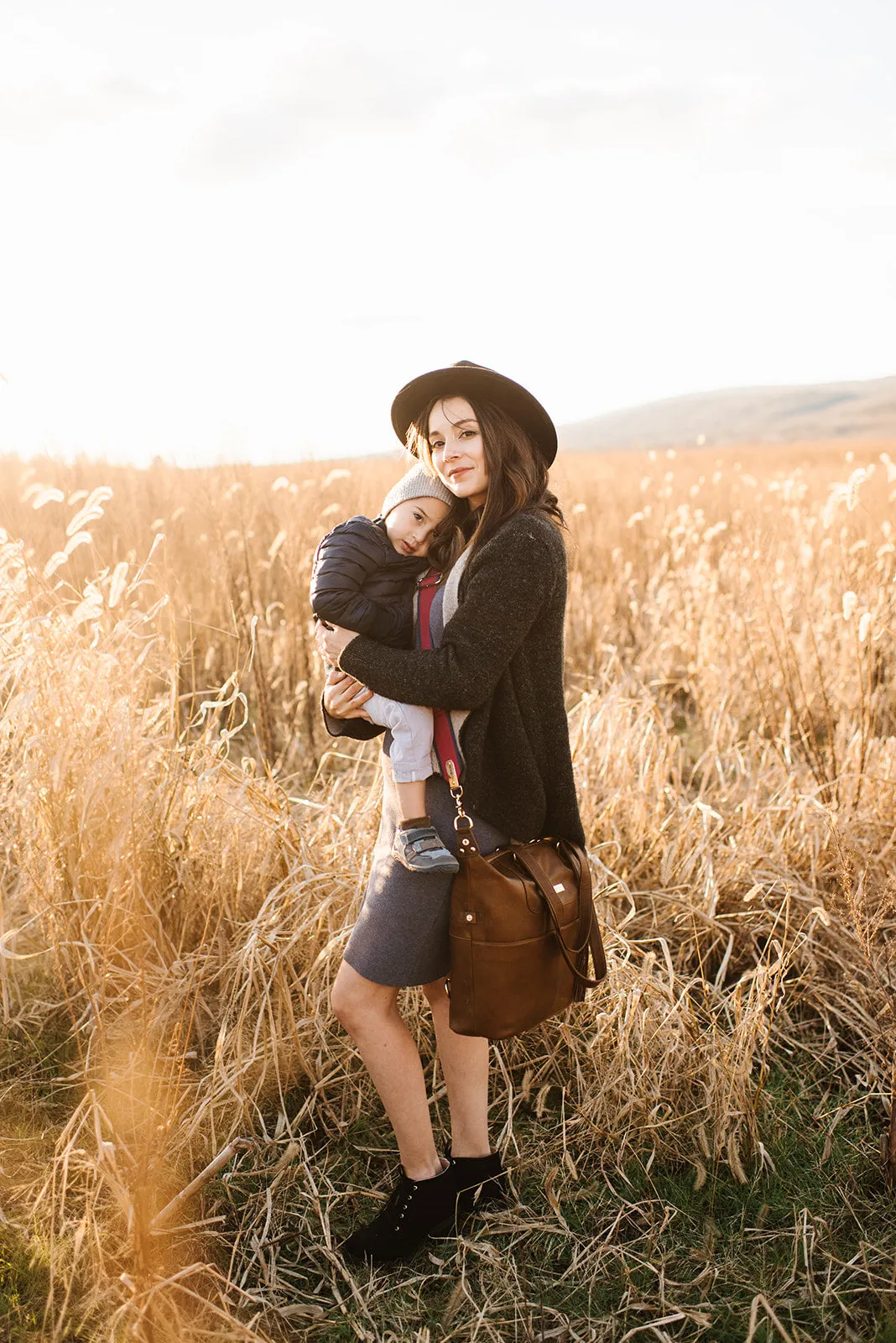Shaylee Baby Tote (Leather)