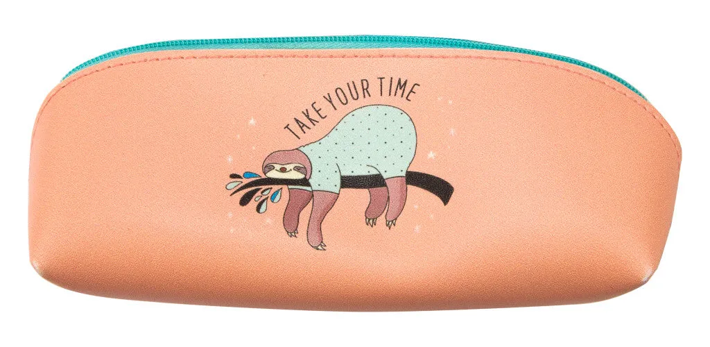 Sleepy Sloth Zipper Case